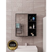 Rafineri Tasarım Rafineri Tek Kapaklı Aynalı Banyo Dolabı Mdf