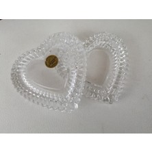 France Coeur Kalp Collection Genuine Lead Crystal 1 Set