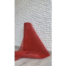 Style New Banyo Duş Havuz Yeni Vakum  Hijyenik Paspas Kaydırmaz Pvc Paspas / Kırmızı -- En : 90CM.