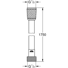 Grohe Relexaflex Duş Hortumu 175 cm - 28154002