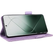 YH Market Xiaomi 14T Pro Manyetik Cüzdan Kart Tutucu Kapak Kickstand Için Flip Case (Yurt Dışından)