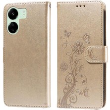 YH Market Xiaomi Redmi Için Flip Case Xiaomi 4g Cardyuvaları Flip Deri Çiçek (Yurt Dışından)