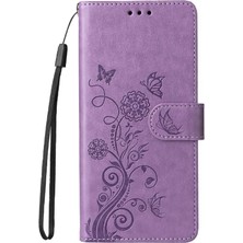 YH Market Xiaomi Poco F6 Cardyuvaları Flip Deri Çiçek Için Flip Case (Yurt Dışından)