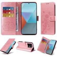 YH Market Xiaomi Redmi Not Için Flip Case 13 Pro 5g Flip Çiçek Cardyuvaları Deri (Yurt Dışından)