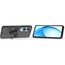 YH Market Oppo A60 Askeri Sınıf Koruma Metal Için Halka Araba Montaj Kickstand Durumda (Yurt Dışından)