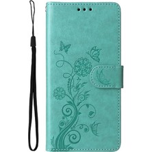 YH Market Google Piksel 9 Pro Xl Cardyuvaları Flip Çiçek Deri Için Flip Case (Yurt Dışından)