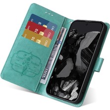 YH Market Google Piksel 9 Pro Xl Cardyuvaları Flip Çiçek Deri Için Flip Case (Yurt Dışından)