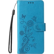 YH Market Google Piksel 9 Pro Xl Cardyuvaları Flip Çiçek Deri Için Flip Case (Yurt Dışından)