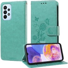 YH Market Samsung Galaxy A23 5g Için Flip Case Çiçek Flip Deri Cardyuvaları (Yurt Dışından)