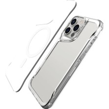 Case 4u Apple iPhone 16 Pro Max Kılıf Magsafe Şarj Özellikli T-Max Magsafe Kapak Şeffaf