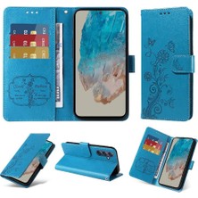 YH Market Samsung Galaxy M35 Çiçek Cardyuvaları Deri Flip Case Için Flip Case (Yurt Dışından)