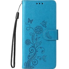 YH Market Samsung Galaxy M35 Çiçek Cardyuvaları Deri Flip Case Için Flip Case (Yurt Dışından)