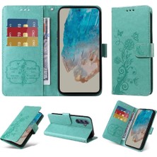 YH Market Samsung Galaxy M35 Çiçek Cardyuvaları Deri Flip Case Için Flip Case (Yurt Dışından)