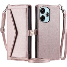 YH Market Cüzdan Crossbody Durumda Xiaomi Poco M6 4g Kart Tutucu Için Rfıd Engelleme (Yurt Dışından)