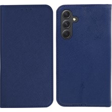 Cool-M Samsung Galaxy A16 Pu Deri Çapraz Dokulu Telefon Kılıfı (Yurt Dışından)