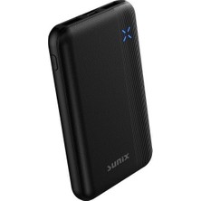 Sunix 5000 Mah Çift USB Çıkışlı Powerbank Siyah Pb-52