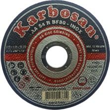 Karbosan Inox Kesme Taşı/diski 115X1.0X22MM 25'li Paket