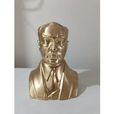 3D Layer Craft Dekoratif Mustafa Kemal Atatürk Büstü 16 cm Hediyelik Figür Dekor