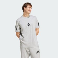 adidas Sportswear Gri Erkek Tişört Z.n.e. Tee Dokuma Kumaş ve Şık Tasarım ile Rahat Kesim
