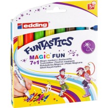 Nusrat Bilişim Edding Keçeli Kalem Yuvarlak Uçlu Funtastıcs Sihirli 7+1 4-13-8-099