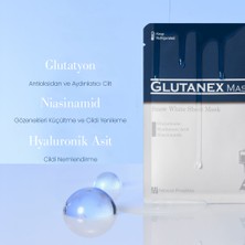 Glutanex Snow White Sheet Beyazlatıcı Kağıt Yüz Makesi 5li