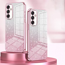 Seashell Digital Anti-Düşen Telefon Kılıfı Için Samsung Galaxy A16 Kılıf Galvanik Degrade Glitter Tpu Telefon Kapağı-Mavi (Yurt Dışından)