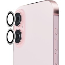 Coolacs Apple iPhone 16 ile Uyumlu Safir Damla Tekli Kamera Lens Koruyucu