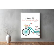 Kiraz Çiçeği Butik Aşk ( Love ) Temalı Kanvas Tablo 57