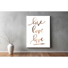 Kiraz Çiçeği Butik Aşk ( Love ) Temalı Kanvas Tablo 47
