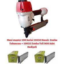 Maxi Master 100 Serisi 10050 Havalı  Zımba Tabancası + 10035 Zımba Teli 900 Adet Hediyeli