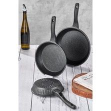 Tekno Trust Valeriya Döküm 3'lü Tava Seti