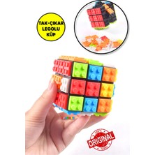 Toyfest Tak Çıkarlı Renkli Yapboz Puzzle Yapı Parçalı 3x3 Zeka Küpü Akıl Küpü Rübik Küp FX7580