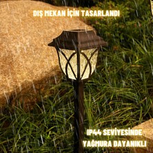 Dekohop Solar Güneş Enerjili Aplik LED Lamba ile Bahçe Veranda ve Merdivenlerinizde Şık Peyzaj Aydınlatması 6'lı Saplamalı