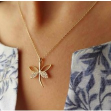 Çelikoğlu Kuyumculuk 8 Ayar Altın Yusufcuk Taşlı Kolye 1,80 gr