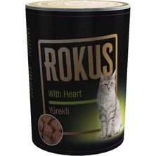 Rokus Yürekli Kedi Konservesi 410 gr