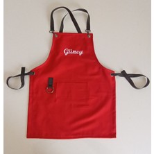 Terzim Ayşenur Çocuk Mutfak Resim Sanat Atölye Iş Önlüğü Su Itici Leke Tutmaz Kumaş Isme Özel 4-16 Yaş