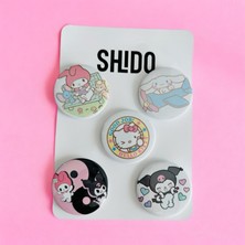 Shido Hello Kitty Rozet, Rozet,kuromi Rozet,cinnamoroll Karakterli Rozet