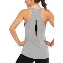 Ghassy Co. Kadın Cross Running Çapraz Sırtı Açık Antrenman Yoga Spor Atlet Tank Tops 1782