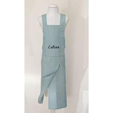 Terzim Ayşenur Çocuk Mutfak Sanat Atölye Iş Önlüğü Su Itici Leke Tutmaz Kumaş 4-15 Yaş Kişiye Özel Isimli