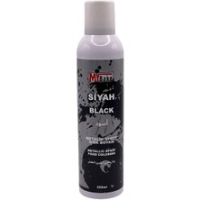 My Bake Siyah Metalik Sprey Gıda Boyası 250 ml