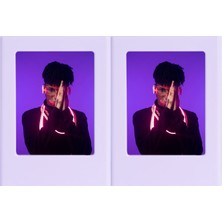 Instax Mini Film Uyumlu Lila 2'li Mıknatıslı Fotoğraf Çerçeve Seti