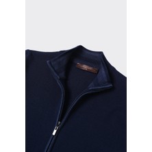 Kadir Büyükkaya Fermuarlı Yarım Balıkçı Erkek Hırka - KAW6506W