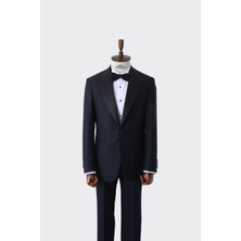 Kadir Büyükkaya Modern Tasarımlı Erkek Kruvaze Smokin Takım Elbise - KAW1564S