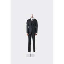 Kadir Büyükkaya Modern Kesim Yelekli Erkek Takım Elbise - Slim Fit Şık ve Rahat - KAW1007S