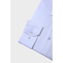 Kadir Büyükkaya Slim Fit Dar Kesim Büyük İğneli Yaka Pamuklu Erkek Gömlek - KAW4405S