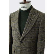 Kadir Büyükkaya Modern Slim Fit Dar Kesim Yün Erkek Ceket - KAV5063W