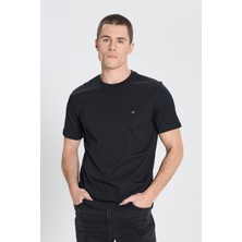 Wrangler Regular Fit Normal Kesim Bisiklet Yaka %100 Pamuk Yeşil Tişört