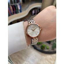 Ferro FL21331A-E Çelik Rose Gold/metalik Gri 34 mm Kadın Kol Saati