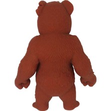 Sunman Stretch Monsterflex Süper Esnek Figür Oyuncaklar Teddy Zombie Kahverengi