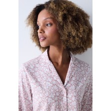 Penti Dreamy Gül Kurusu Pembe Gömlek Pantolon Pijama Takımı